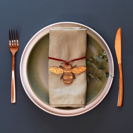 Keepsake bumblebee place setting decoration