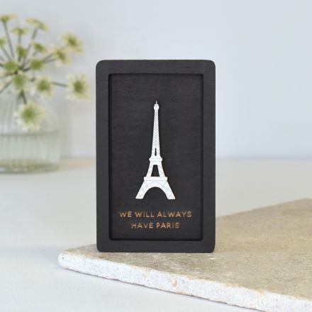 Miniature Eiffel Tower Wall Art Gift