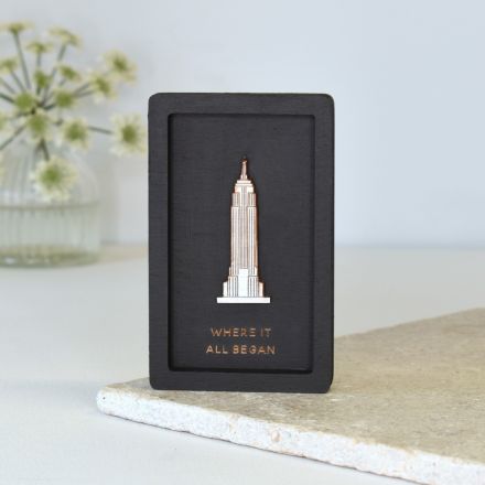 Miniature Empire State Building Wall Art Gift