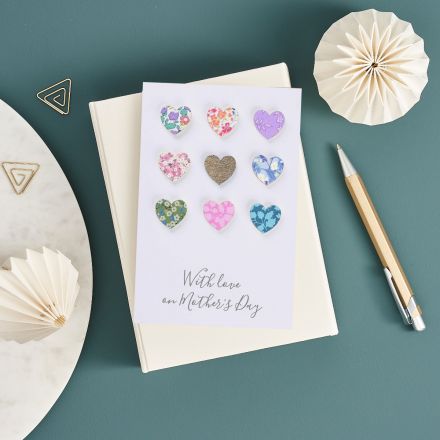 Liberty nine heart card for Mother's day.