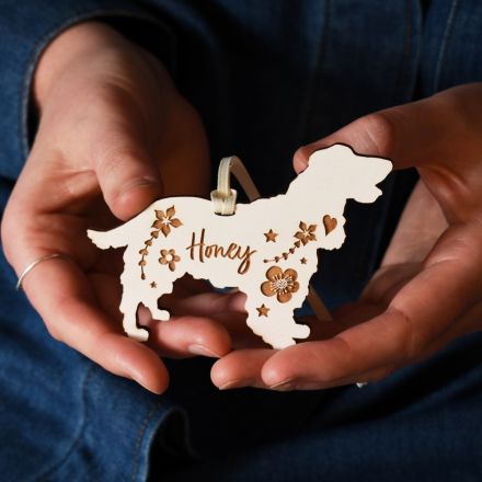 Wooden engraved greyhound shaped dog keepsake engraved with pets name.