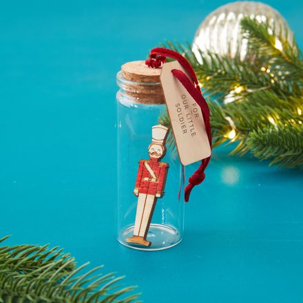 Toy soldier Christmas bauble