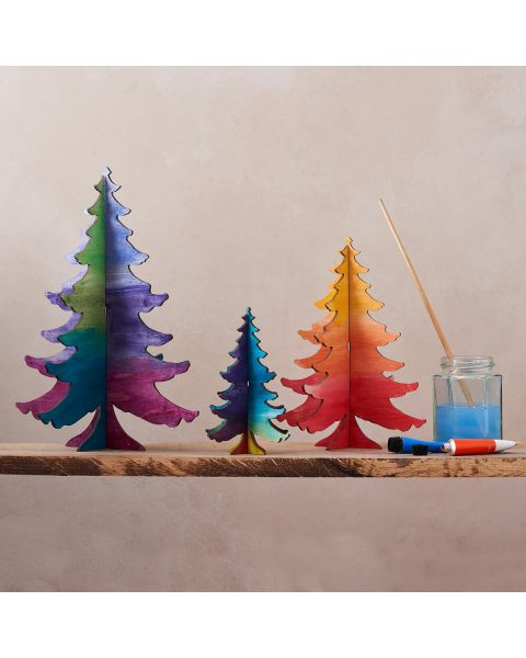 Christmas tree DIY craft decoration Kids crafts Bombus