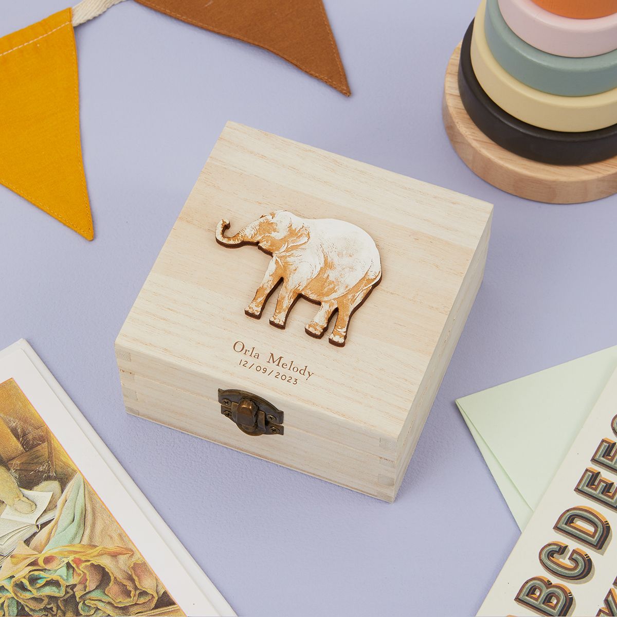 Elephant keepsake sale box
