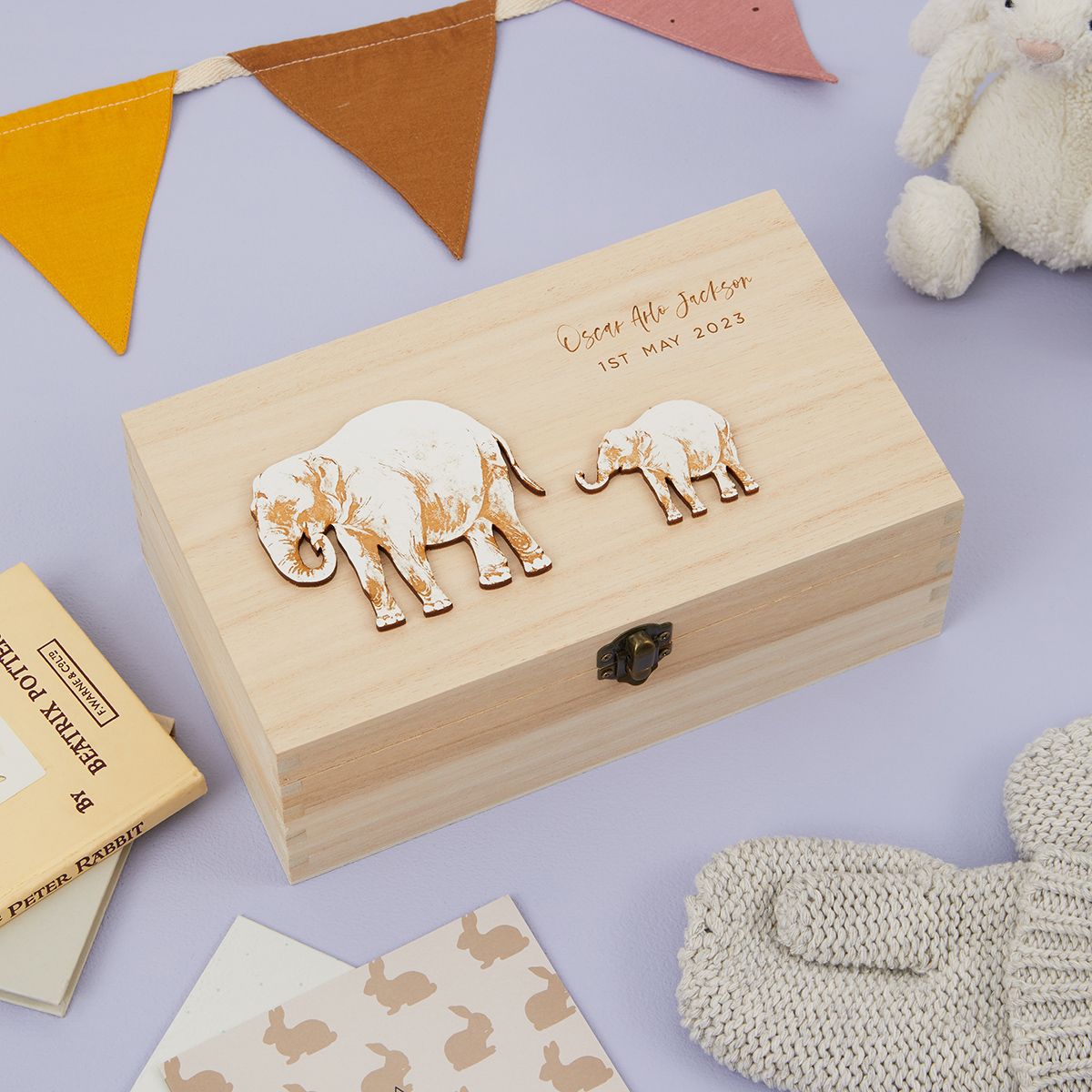 Elephant memory box on sale
