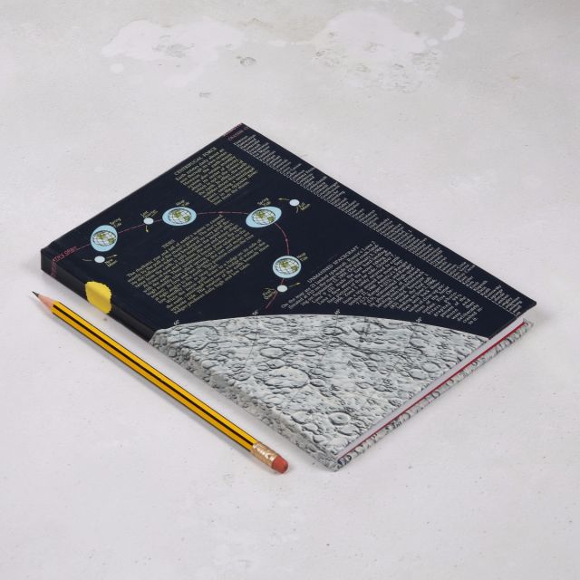 Stars and constellation notebook or sketchbook
