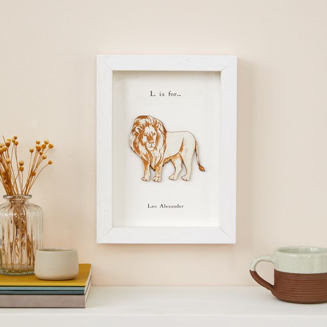 Lion nursery wall art gift