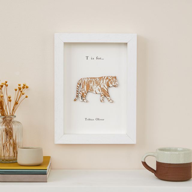 Nursery tiger wall art