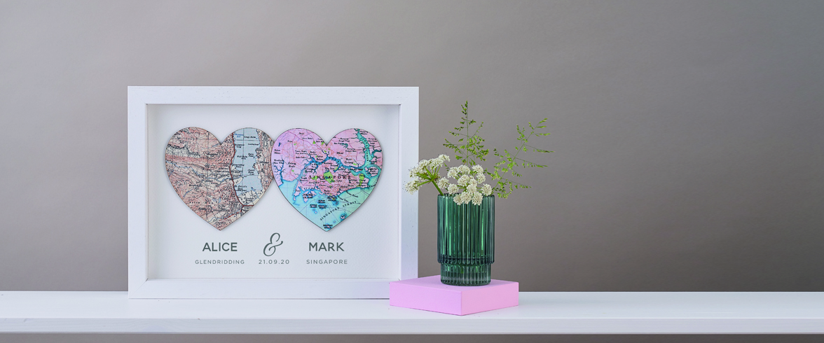 Personalised engagement gifts